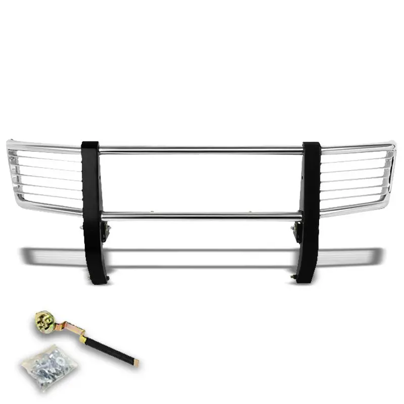 Chrome Mild Steel Brush Grille Guard Frame For Mercedes-Benz 99-12 G-Series 1