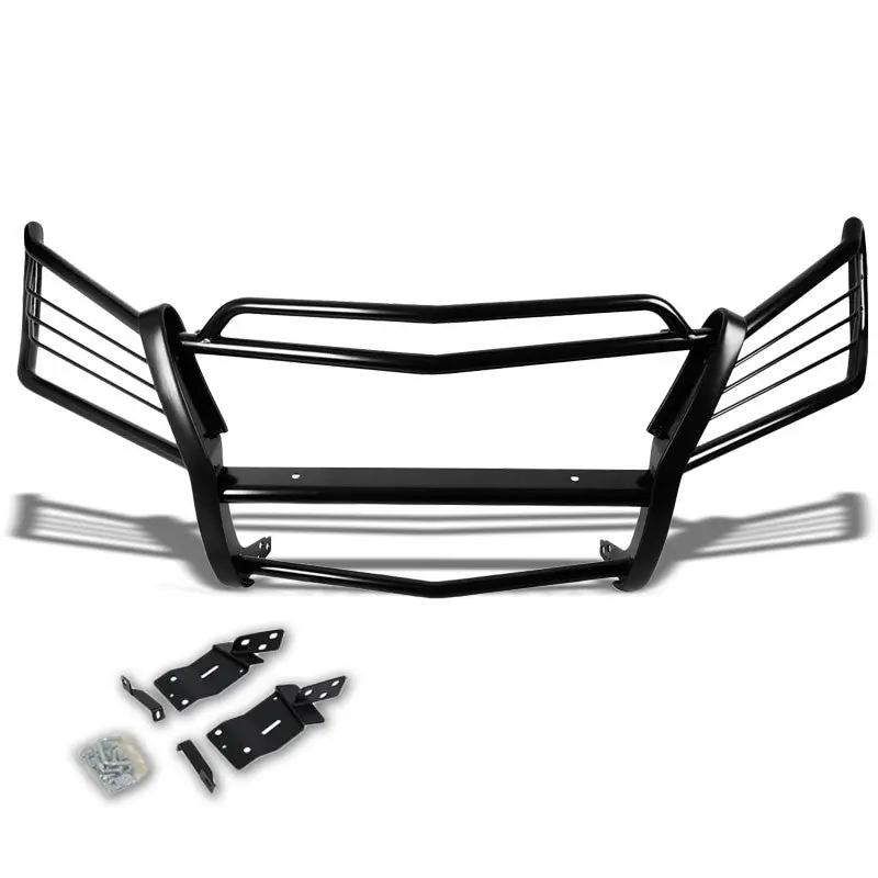 Black Mild Steel Front Bumper Grill Guard For Mercedes-Benz 07-12 X164 Gl-Series 1