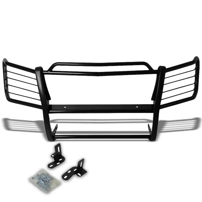 Black Mild Steel Front Bumper Grill Guard For 02-06 Avalanche 5.3L/8.1L+Cladding 1