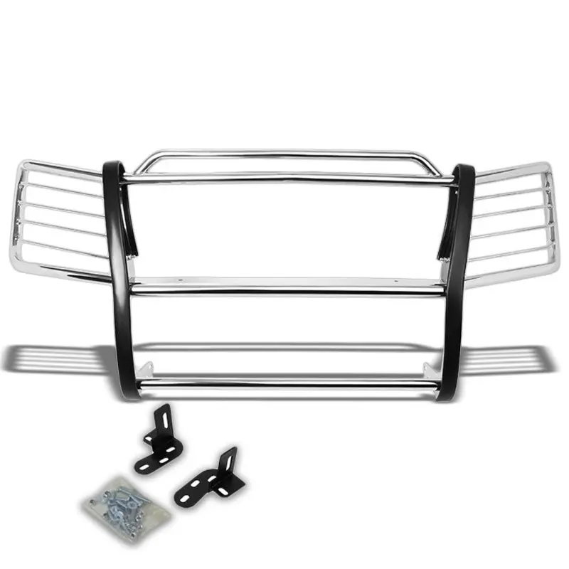 Chrome Mild Steel Front Bumper Grill Guard For 02-06 Avalanche 8.1L V8+Cladding 1