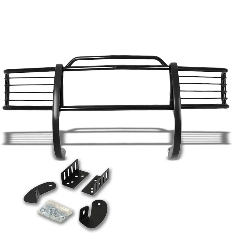 Black Mild Steel Front Bumper Grill Guard For 88-99 C/K Series Suburban/Tahoe 1