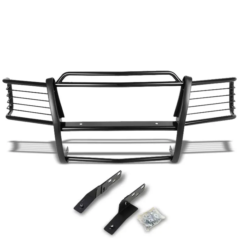 Black Mild Steel Front Bumper Brush Grill Guard For 99-02 Silverado 1500/2500 1