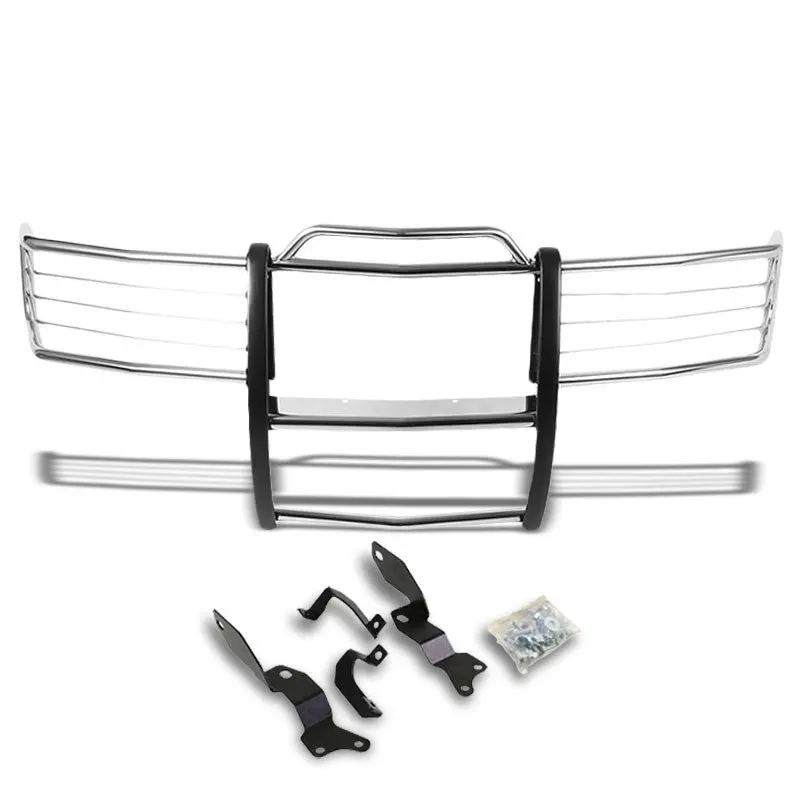 Chrome Mild Steel Front Bumper Brush Grill Guard For 01-06 Silverado 1500Hd/3500 1