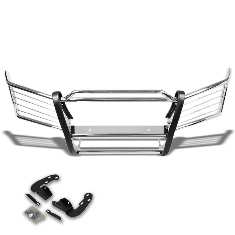 Chrome Mild Steel Front Bumper Brush Grill Guard For 02-09 Trailblazer/02-06 Ext 1