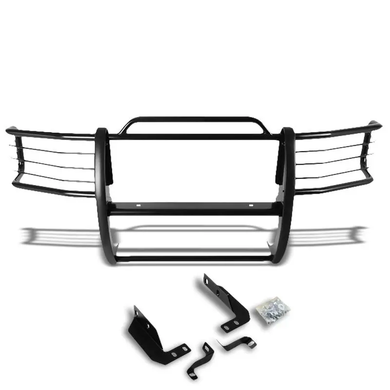 Black Mild Steel Front Bumper Grill Guard For 92-96 Bronco/F-150/92-97 F-250/350 1