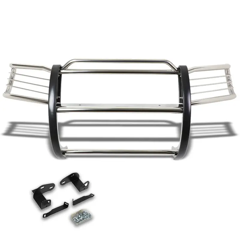 Chrome Mild Steel Front Bumper Brush Grill Protection Guard For 01-04 Escape Cd2 1