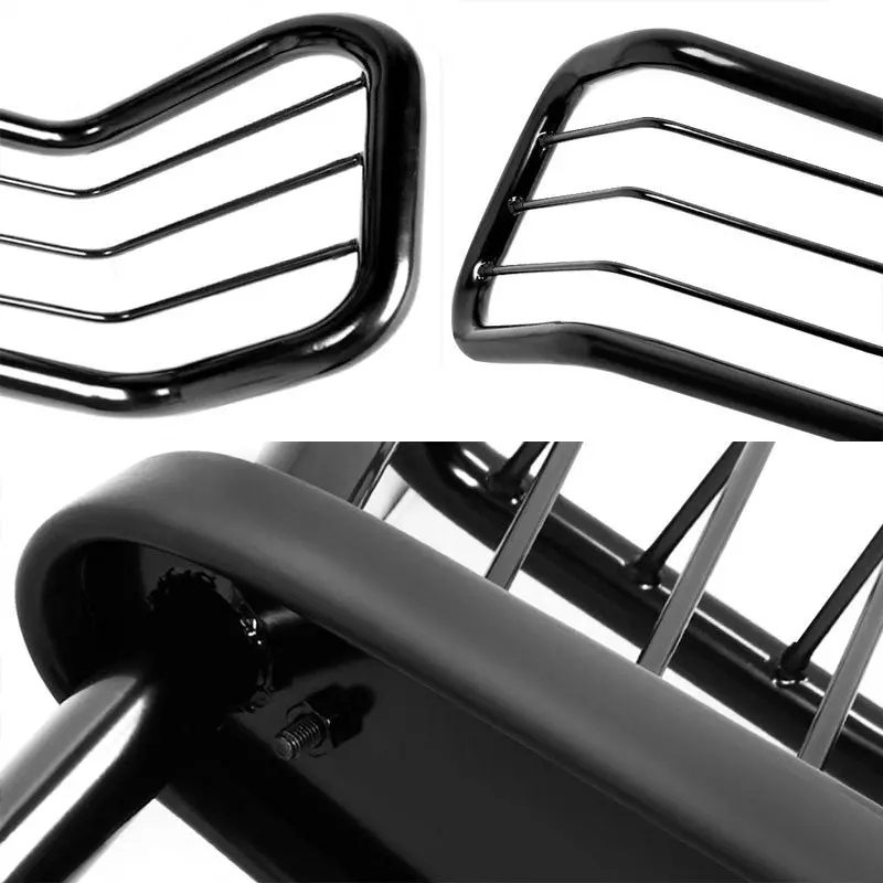 Black Mild Steel Front Bumper Brush Grill Guard For 97-98 Expedition/F150/F250 2