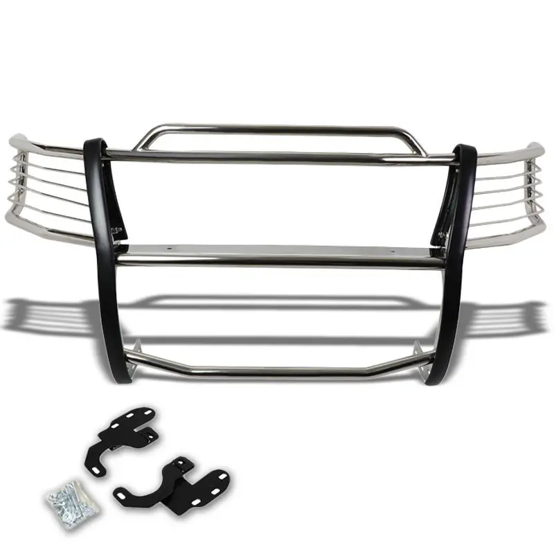 Chrome Mild Steel Front Bumper Grill Guard For 99-02 Expedition/F-150/99 F-250 1