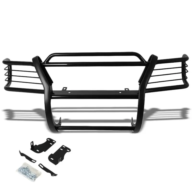 Black Mild Steel Front Bumper Brush Grill Guard For 95-01 Explorer/Mountaineer 1
