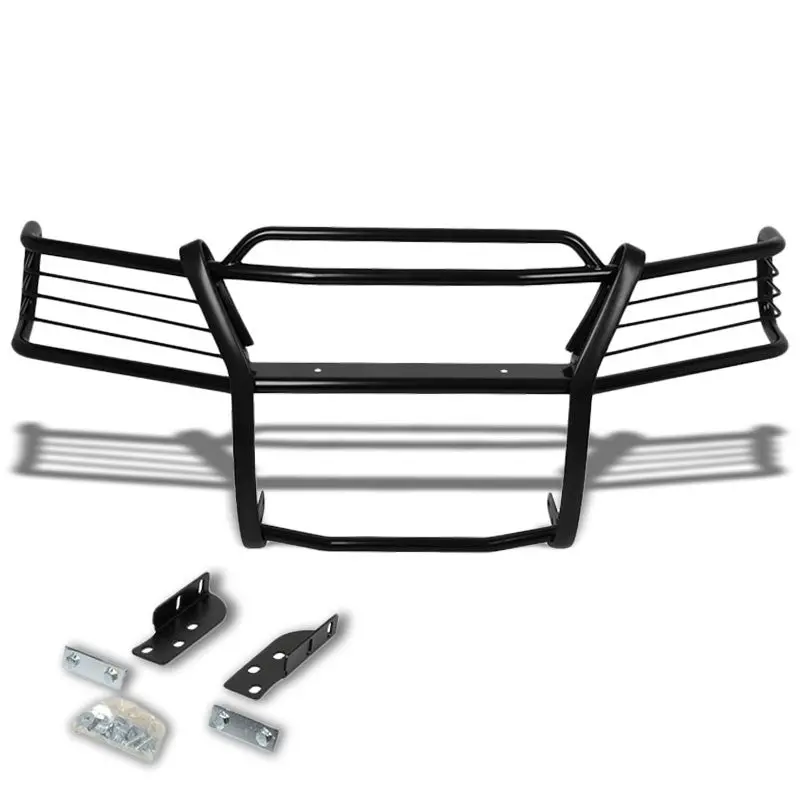 Black Mild Steel Front Bumper Brush Grill Guard For Ford 02-05 Explorer Un152 1