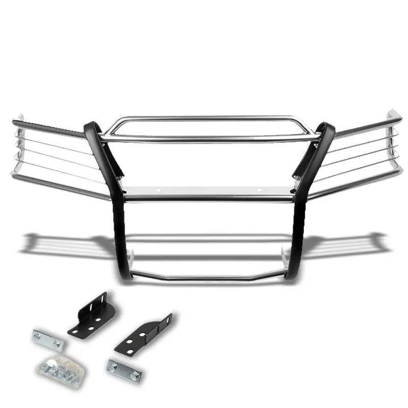 Chrome Mild Steel Front Bumper Brush Grill Guard For Ford 02-05 Explorer Un152 1