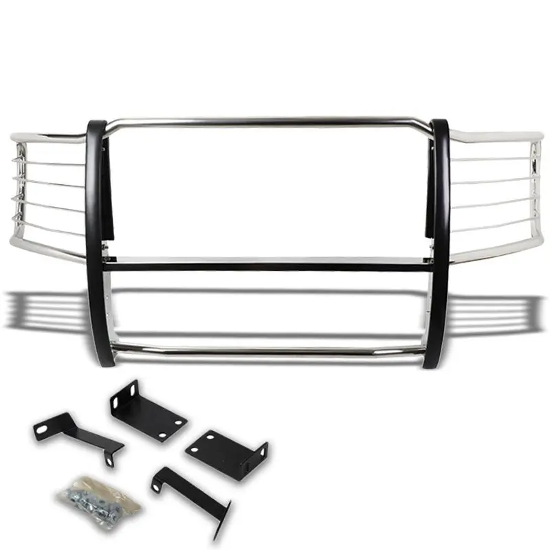 Chrome Mild Steel Front Bumper Brush Grill Guard For 08-10 F250-550 Super Duty 1