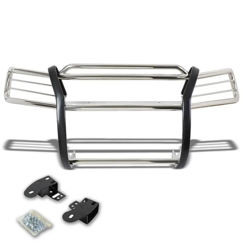 Chrome Mild Steel Front Bumper Brush Grill Guard For Honda 97-01 Cr-V Rd1-3 2.0L 1