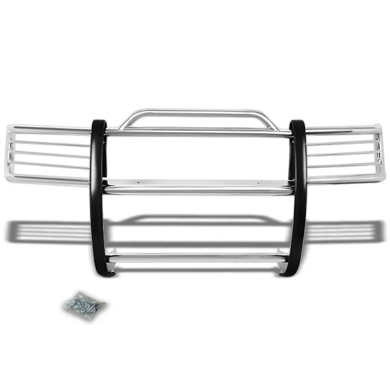 Chrome Mild Steel Front Bumper Brush Grill Guard For 98-00 Amigo/Rodeo/Passport 1