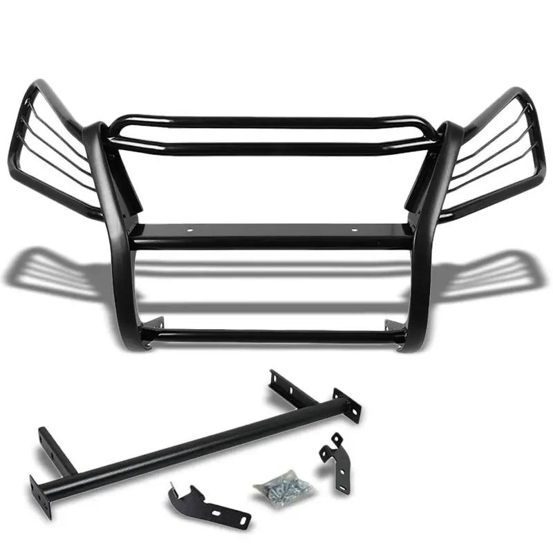 Black Mild Steel Front Bumper Brush Grill Guard For Honda 07-11 Cr-V Re1-7 2.4L 1