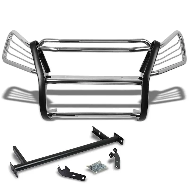 Chrome Mild Steel Front Bumper Brush Grill Guard For Honda 07-11 Cr-V Re1-7 2.4L 1