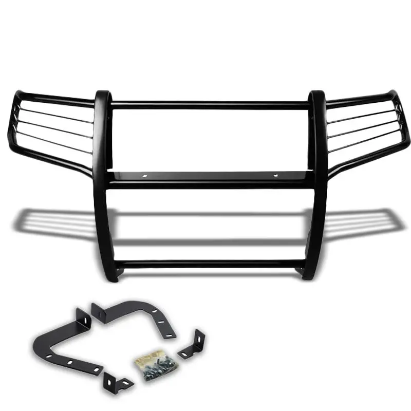 Black Mild Steel Front Bumper Brush Grill Guard For 11-13 Grand Cherokee Wk2 1