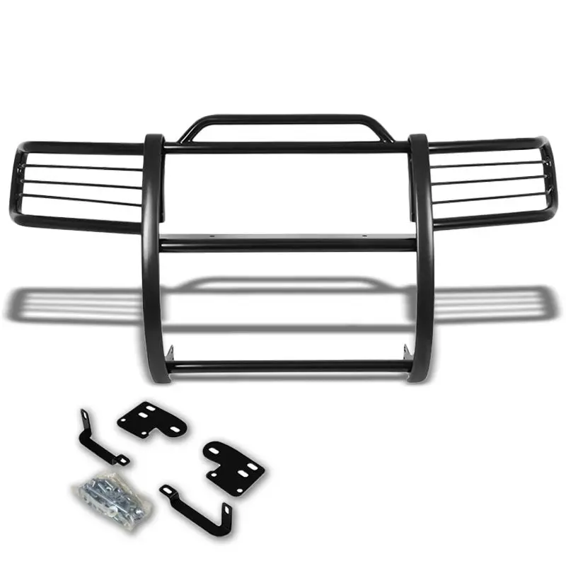 Black Mild Steel Front Bumper Brush Grill Guard For Nissan 98-00 Frontier/Xterra 1
