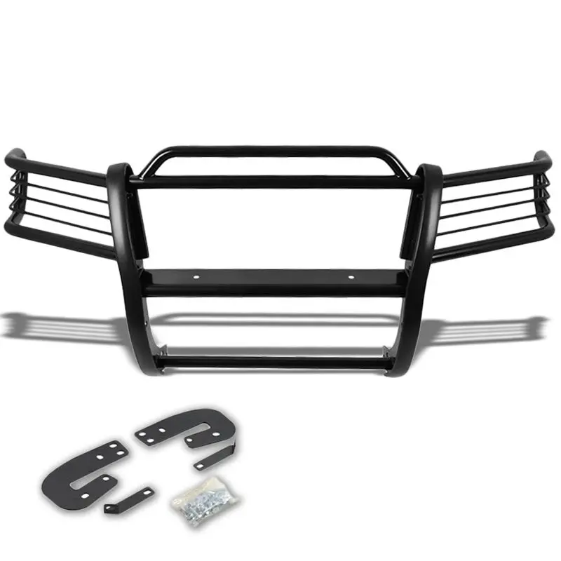 Black Mild Steel Front Bumper Brush Grill Guard For Nissan 02-04 Xterra Wd22 1