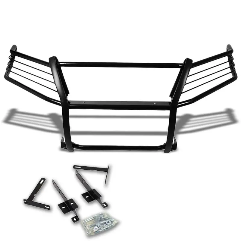 Black Mild Steel Front Bumper Brush Grill Guard For Nissan 13-16 Pathfinder R52 1