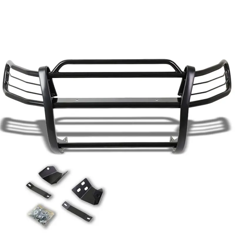 Black Mild Steel Front Bumper Brush Grill Guard For Toyota 96-00 Rav4 Xa10 Base 1