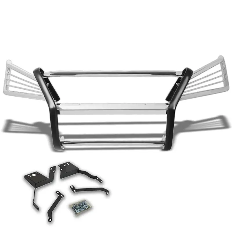 Chrome Mild Steel Front Bumper Brush Grill Guard For Lexus 04-09 Rx330/350/400H 1