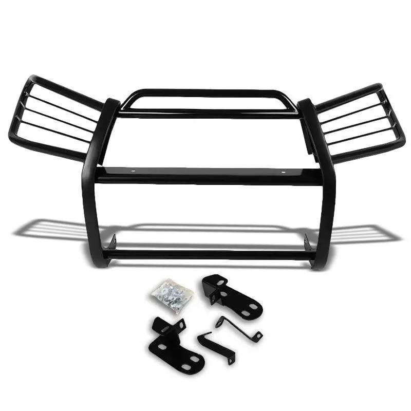 Black Mild Steel Front Bumper Grill Protection Guard For Toyota 01-05 Rav4 Xa20 1