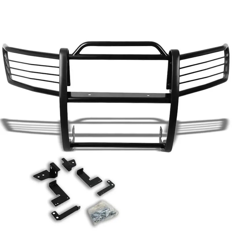 Black Mild Steel Front Bumper Brush Grill Guard For 07-14 Fj Cruiser Gsj15w 1