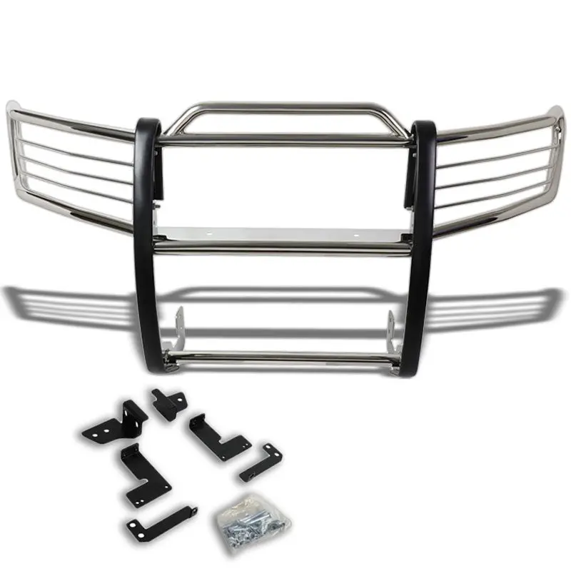 Chrome Mild Steel Front Bumper Brush Grill Guard For 07-14 Fj Cruiser Gsj15w 1