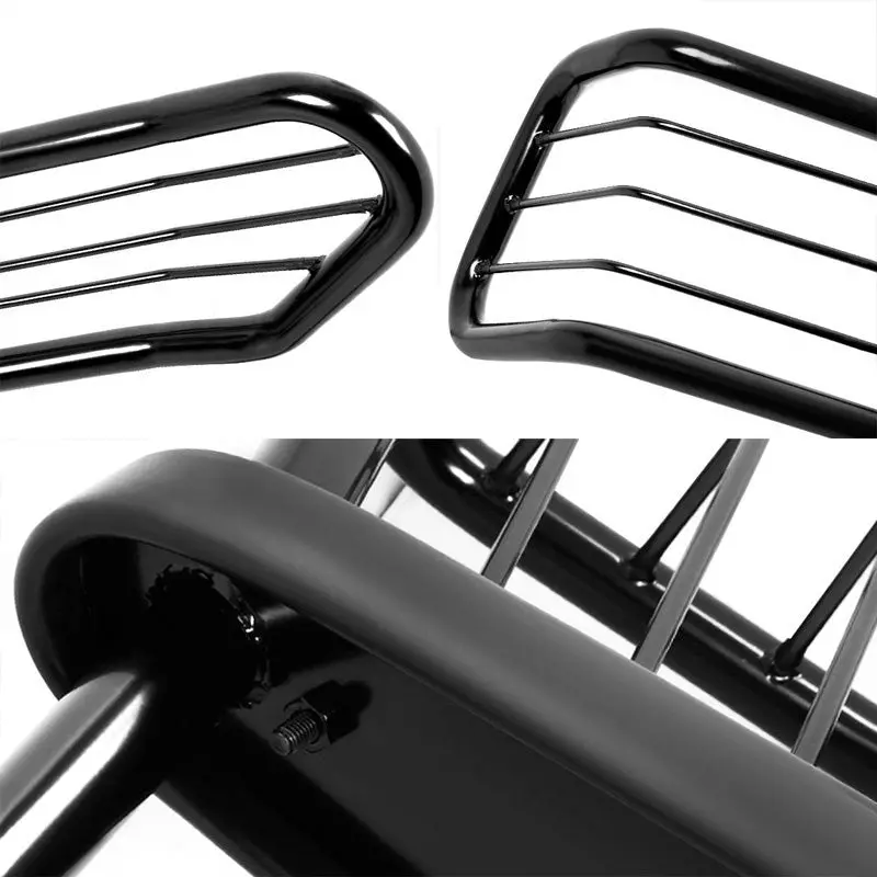 Black Mild Steel Front Bumper Grill Protection Guard For Toyota 06-12 Rav4 Xa30 2