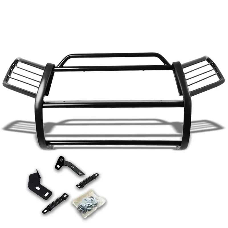 Black Mild Steel Front Bumper Grill Protection Guard For Toyota 06-12 Rav4 Xa30 1
