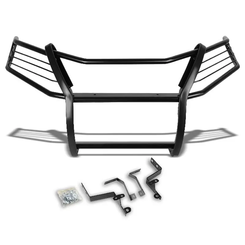 Black Mild Steel Front Bumper Brush Grill Guard For Toyota 13-17 4Runner N280 1