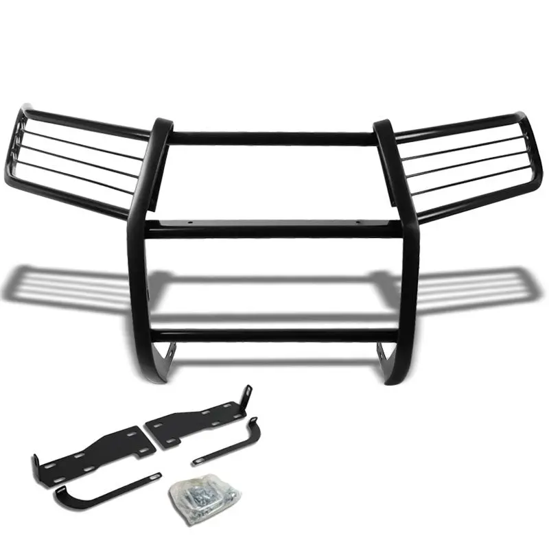Black Mild Steel Front Bumper Brush Grill Guard For Toyota 09-13 4Runner N280 1
