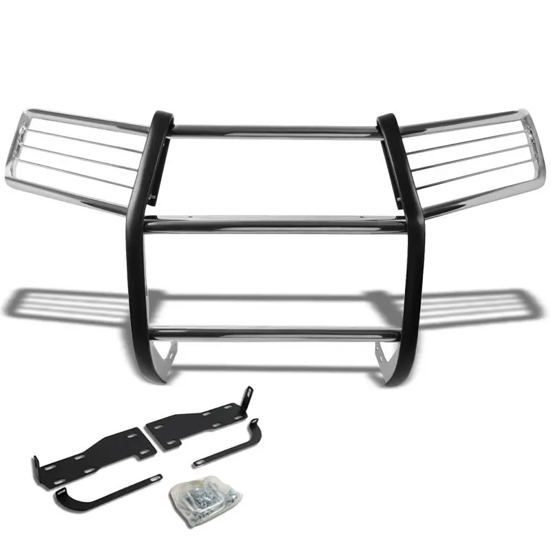 Chrome Mild Steel Front Bumper Brush Grill Guard For Toyota 09-13 4Runner N280 1