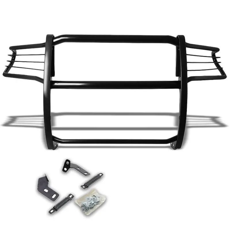 Black Mild Steel Front Bumper Grill Protection Guard For Toyota 08-16 Sequoia 1