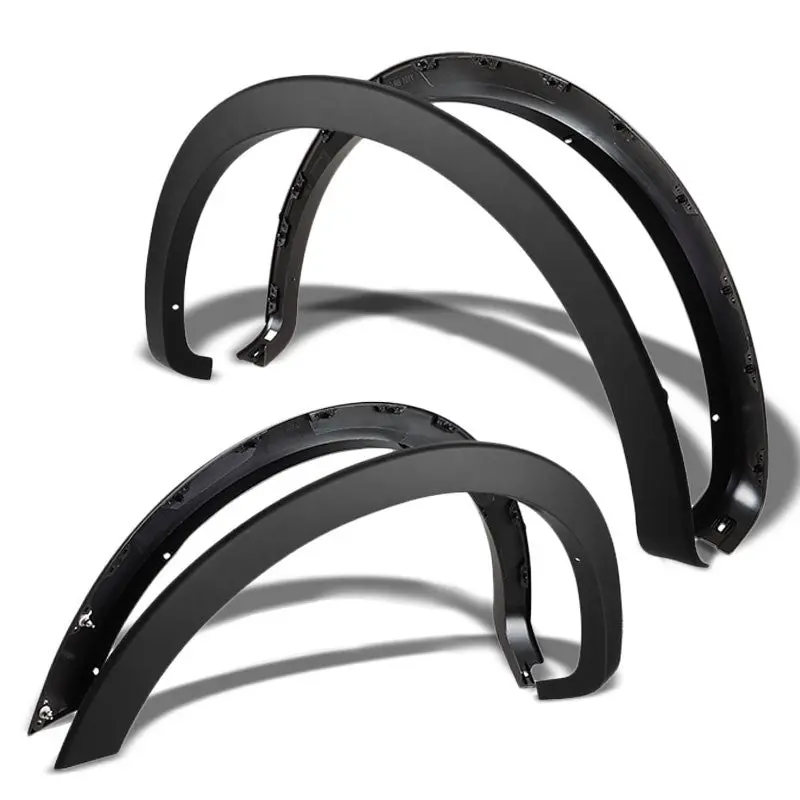 Matte Black Abs Wheel Fender Flares For 04-08 F-150 66"/67"/78"/96" Bed 1