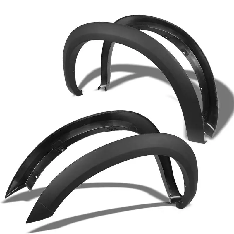 Matte Black Abs Wheel Fender Flares Guard For 10-17 Dodge Ram 2500 3500 1