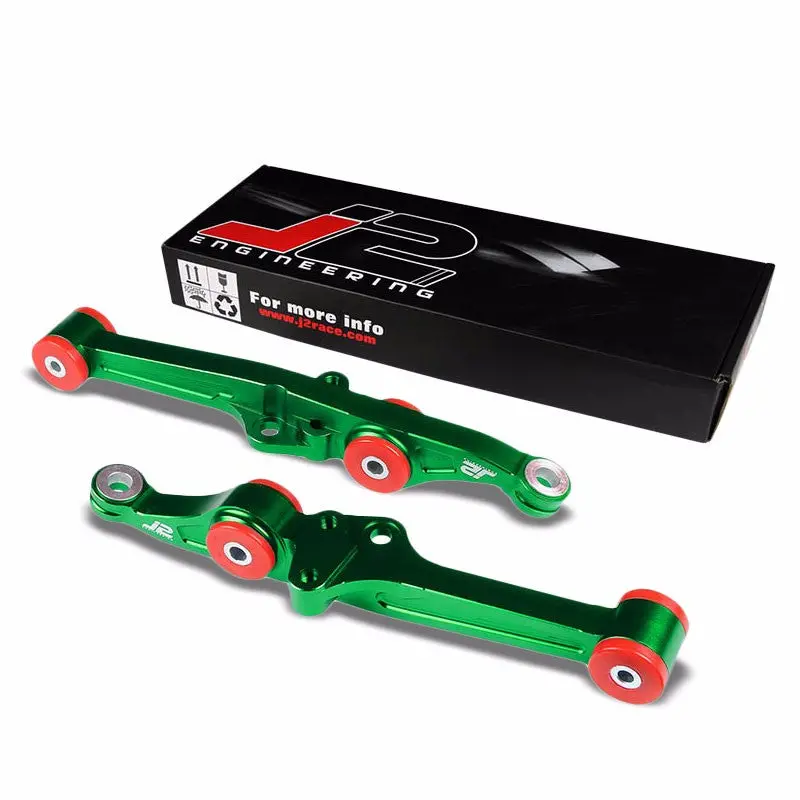 J2 Green Aluminum Front Lower Control Arm Bar Suspension For Integra/Civic/Crx 1