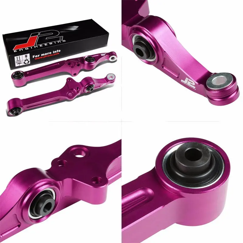 J2 Purple Aluminum Front Bearing Lower Control Arm Suspension For Ee Ed/Da9 Db 2