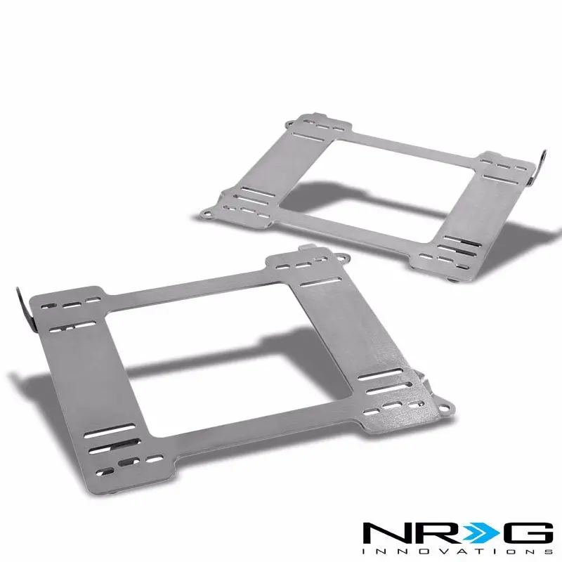 2X Nrg Stainless Steel Racing Seat Mount Bracket Adapter For 92-99 E36 Coupe 2Dr 1