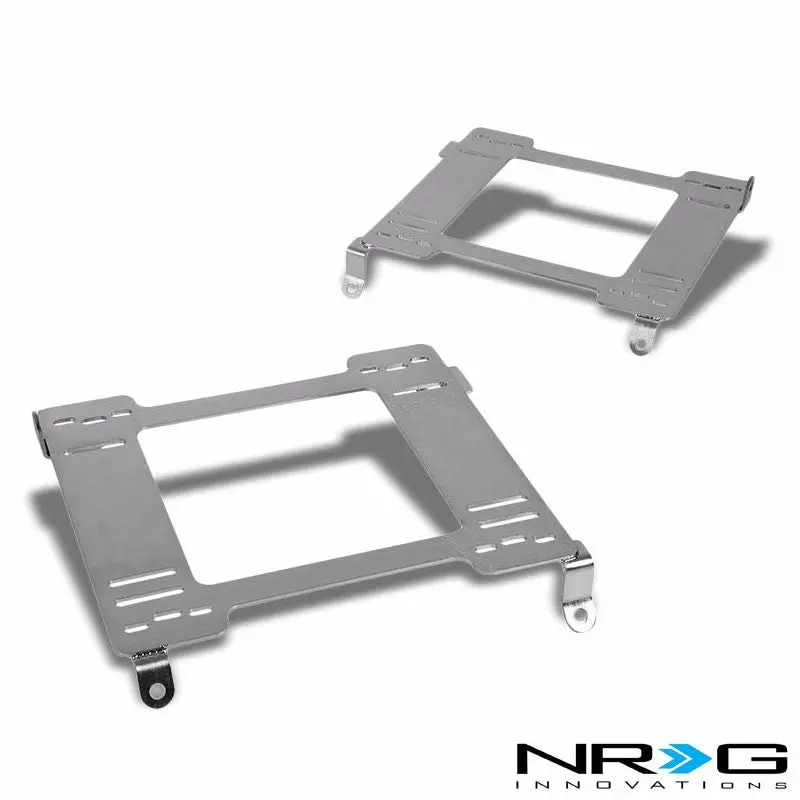 2X Nrg Stainless Steel Racing Seat Mount Bracket Adapter For Nissan 89-98 240Sx 1