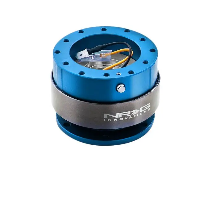 Nrg Neo Blue Gen 2.0 Race Steering Wheel Quick Release Adapter 6-Hole Design 1