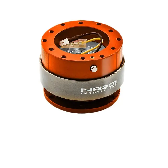 Nrg Orange Gen 2.0 Race Steering Wheel Quick Release Adapter 6-Hole Design 1