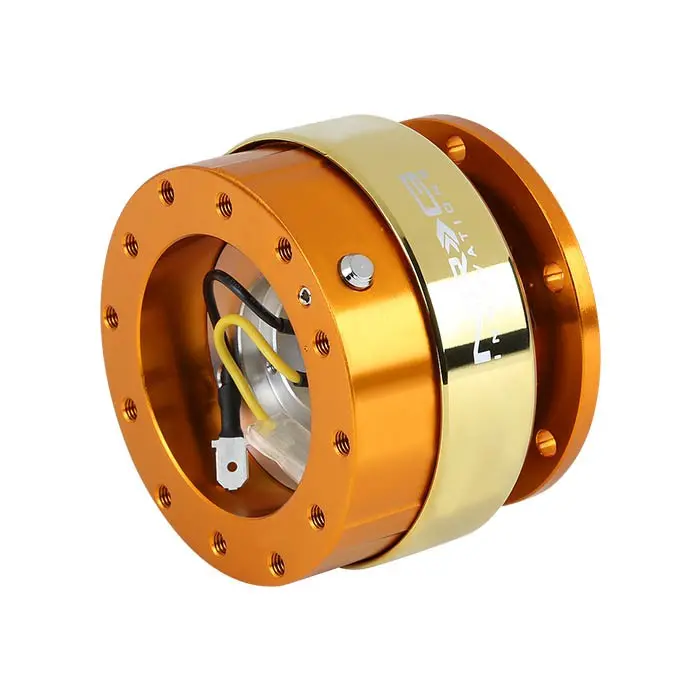 Nrg Rose Gold/Chrome Gold Gen2 Race 6Hole Steering Wheel Quick Release Adapter 1