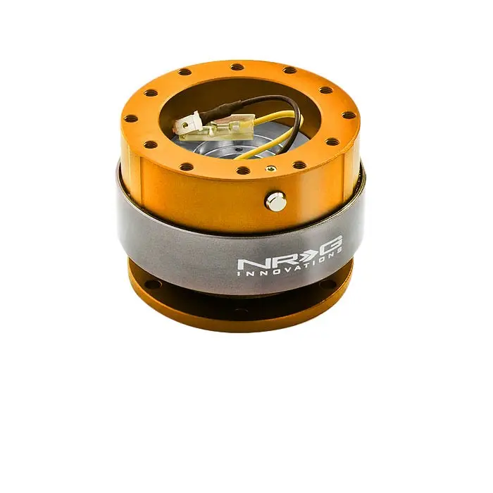 Nrg Rose Gold Gen 2.0 Race Steering Wheel Quick Release Adapter 6-Hole Design 1
