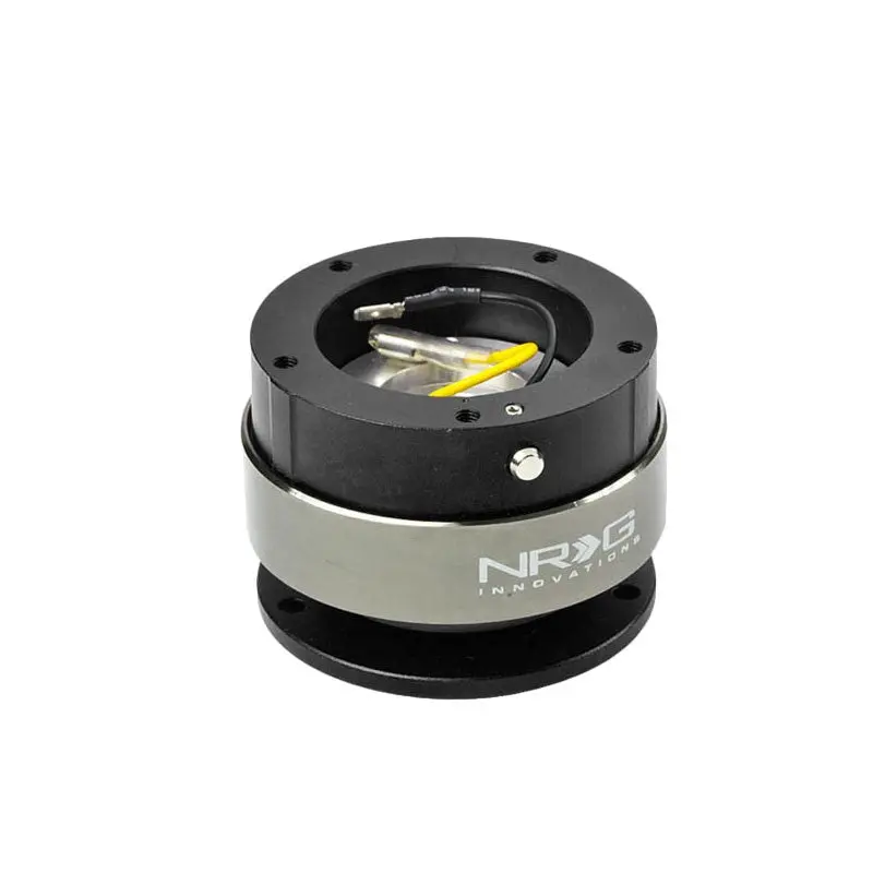 Nrg Black Gen 2.0 Race Steering Wheel Quick Release Adapter 5-Hole Design 1