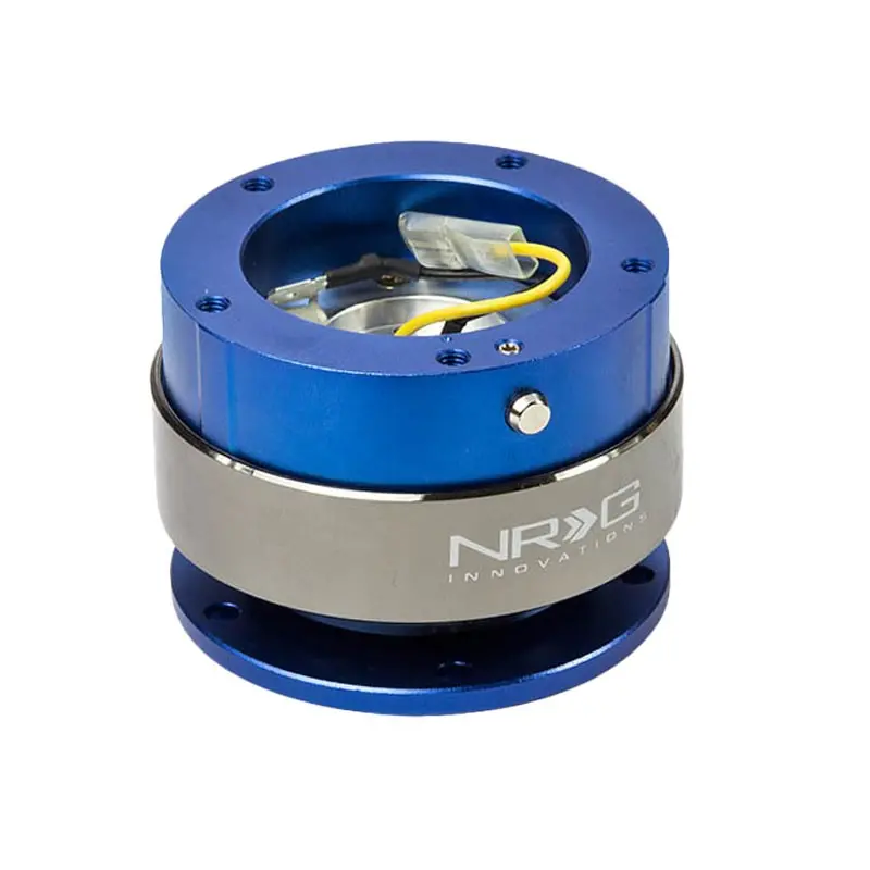 Nrg Blue Gen 2.0 Race Steering Wheel Quick Release Adapter 5-Hole Design 1