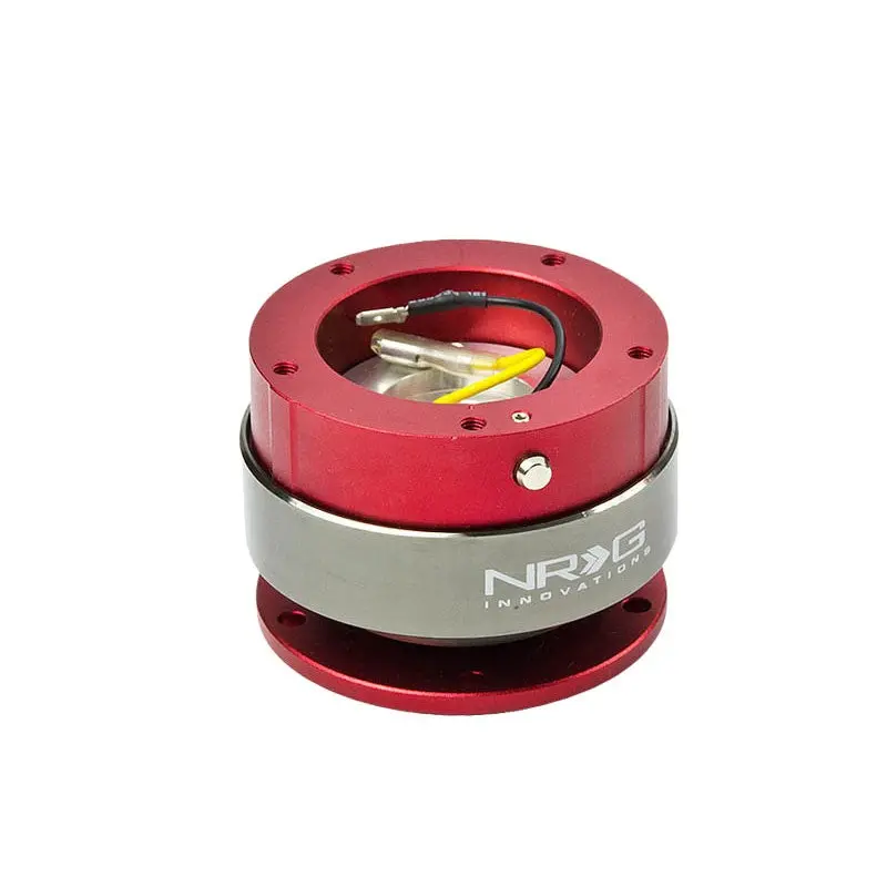 Nrg Red Gen 2.0 Race Steering Wheel Quick Release Adapter 5-Hole Design 1