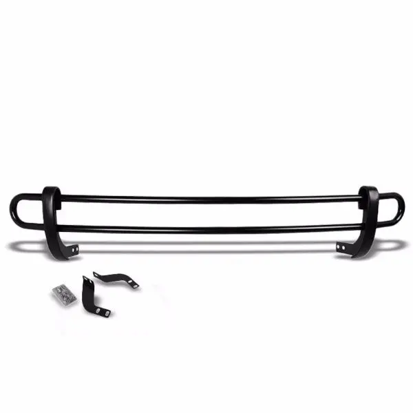 Black Mild Steel 1.25" Double Round Bar Rear Bumper Guard For Toyota 11-16 Sienna Xl30 1