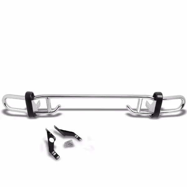 Stainless Steel 1.25" Double Round Bar Rear Bumper Guard For Toyota 06-12 Rav4 Xa30 1